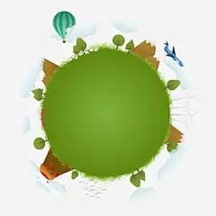 能源环保_新图网 https://ixintu.com 能源环保 绿色能源 环保 能源 绿色 节能 低碳 保护环境 减排 生态 自然 地球 热气球 飞机 白云