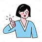 卡通感文体娱乐人物元素