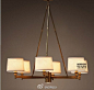 #DINZ灯具#北欧表情/美式乡村/洛基姆全铜枝杈灯罩吊灯作 为高贵身份的标志，闪耀着贵族精神与品格光辉，世代相传，光耀后世。norhor desige 在沿袭欧美铜匠世家的灯饰设计精髓，传承欧美贵族世家风范的同时，融入现代美式简约艺术风格。 产品链接http://t.cn/8sCcg8b