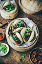 Gua Bao au pulled pork sur Blogueuse, Styliste  #foodstylist #recipe