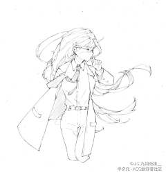 画画的叶子Y采集到线稿