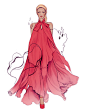 50个时尚女性时装插画(9) - 插画设计 - 设计帝国 #潮人# #时尚#