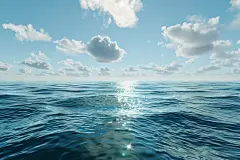 蔚蓝的海浪高清壁纸
