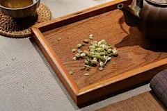 茉莉花茶茶道茶文化茶叶摄影图