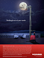 Raymond Lift Truck Brand Ad : Brand Ad: Raymond Corporation was looking for a high level Brand Ad to appear in airline inflight magazines that would intrigue and be used for recruiting purposes.