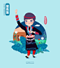 作品专题-民族 五十六个民族 插画 少数民族,汇图网www.huitu.com