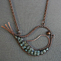 Birdy with labradorite belly | JewelryLessons.com: 