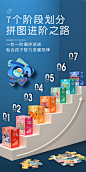 弥鹿进阶式拼图儿童大块阶梯200片平涂宝宝入门级1岁益智2玩具3-4-tmall.com天猫