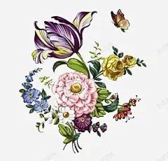 手绘复古花卉 矢量素材 矢量边框 花卉 花朵 花纹 花边 花边模板 花鸟 藤蔓 蝴蝶 装饰画 野花 元素 免抠png 设计图片 免费下载 页面网页 平面电商 创意素材
