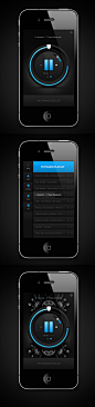 iPhone Music Player on the Behance Network