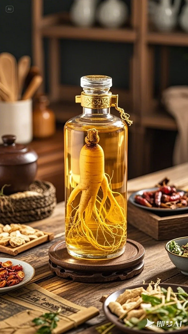 人参泡酒，高端，居家-花瓣网
