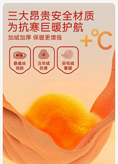 妈妈的漏风小棉袄采集到暖色调详情页