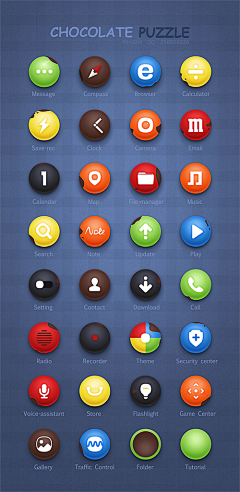 爆炒UI部落采集到BCUI-主题-图标-APP