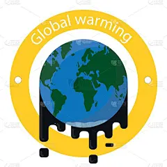 全球气候变暖的概念。地球，环境污染，化石燃料和碳足迹的概念。