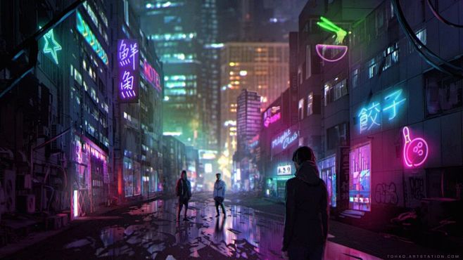 场景插画/场景图/场景设计 法国概念原画...