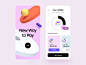 iPay - Mobile App Concept cards ux design ui design onboarding card bank payment pay chart minimal clean 3d illustration 3d illustration concept app mobile app mobile ux ui