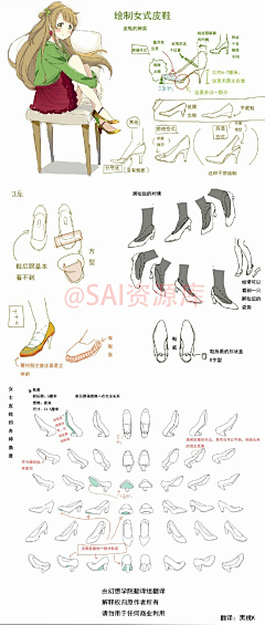 ちくろ采集到线稿