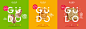 GUDO简约饼干膨化食品零食快消品绿色小清新产品包装设计案例参考分享欣赏