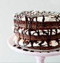 Mudslide Brownie Layer Cake