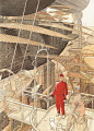 比利时漫画大师 François Schuiten --- Les Cités obscures 模糊的城市

浓浓的artdeco式建筑设计，营造出复古气质绝佳的柴油朋克式未来世界。 ​​​​