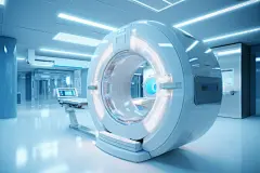 现代医学CT扫描机器医疗仪器摄影图