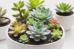 盆景多肉植物图片摄影图