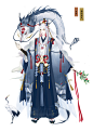 一目连--鹤隐清风_空心°__插画师作品_涂鸦王国gracg.com