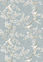 Doves Wide Width Wallpapers by Lewis & Wood -