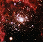 双子星南方天文台的最新设备拍摄的这张超级尖锐的图片显示了恒星群和相关的星云R 136。