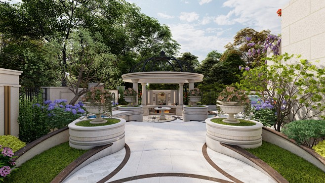 法式奢华风格庭院