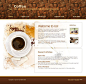 咖啡饮料店CSS网页模板