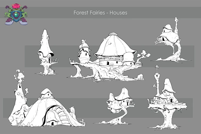 Big pack of Houses and Trees (Forest Fairies Faction), Arslan Shyriiev ...