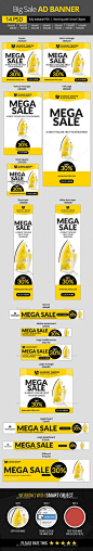 Big Sale Web Banners - Banners & Ads Web Elements: 