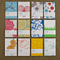 Pretty little desk calendar