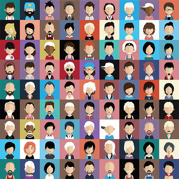 Set of 1.000 Avatars...