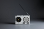博朗闹钟收音机，1978年
Dieter Rams, Braun clock radio (ABR 21 signal radio), 1978; design: Dieter Rams and Dietrich Lubs