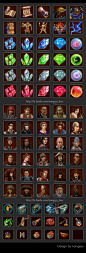 game icons and interface by ~nangeyi on deviantART