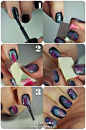 How to make galaxy nails