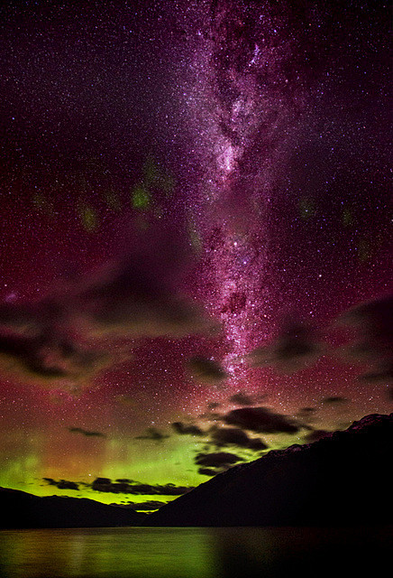 新西兰，皇后镇的银河系