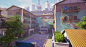 Favela, Joshua Llorente : 3D Environment design (Favela)<br/>Inspired by Overwatch's art style.