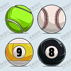 ai矢量运动球类棒球logo 【酷图网】台球,棒球,运动球类,网球,矢量,元素,体育,打球,竞技,比赛,锻炼,健身,设计,海报元素,展板元素,广告设计,社团,logo,标志