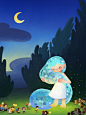 近期插画合集_阿阿秋啾啾__插画师作品_涂鸦王国gracg.com