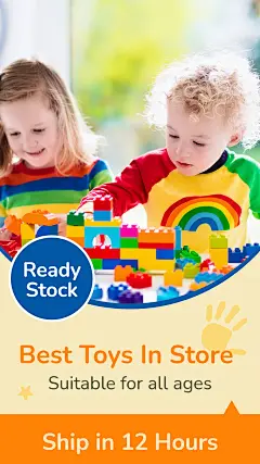 Children's Toys Promo Fast Shipping Ecommerce Story