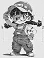 阿拉蕾·人物线稿 ［咒语］_6_扁豆焖面条_来自小红书网页版