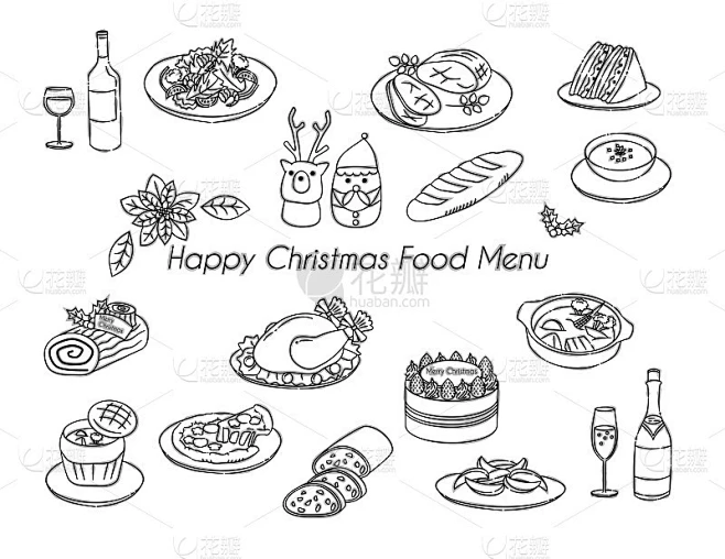 christmas-food-menu-icon