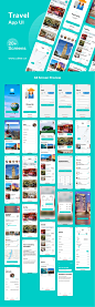 旅游app旅行app旅游旅行UI设计app ui界面设计