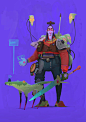 _tH∑ S∑∑k∑Rs ∞ : Sci-Fi Character design made just for fun as a personal project.