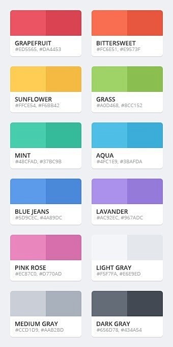 12种app颜色