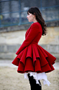 Street style during Paris Fashion Week, Fall 2013.