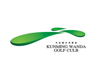昆明万达高尔夫球会logo设计_logo...